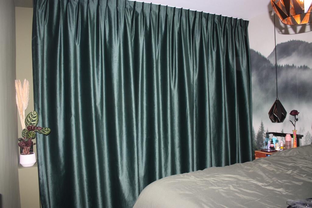 Verduisterend gordijn 290 x 236,5 cm (BxH), 200 cm of meer, Velours, Ophalen of Verzenden, Zo goed als nieuw