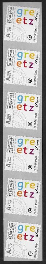 Port betaald Greetz : internationaal. Stook 6. LEES INFO., Postzegels en Munten, Na 1940, Ophalen of Verzenden, Postfris