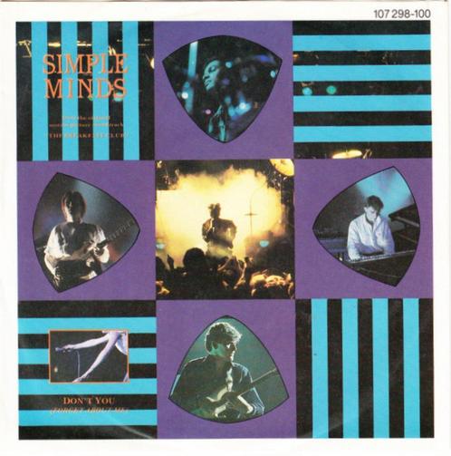 Single (1985) Simple Minds – Don't You (Forget About Me), Cd's en Dvd's, Vinyl Singles, Gebruikt, Single, Pop, 7 inch, Ophalen of Verzenden