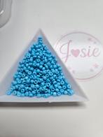 Blauwe Rocailles Kralen #201138, Hobby en Vrije tijd, Kralen en Sieraden maken, Ophalen, Nieuw, Kraal
