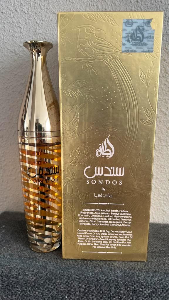 Sondos lattafa, Sieraden, Tassen en Uiterlijk, Uiterlijk | Parfum, Zo goed als nieuw, Ophalen of Verzenden