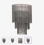 SALE!!! Clayre & Eef 3 laags lamp grijs kroonluchter VdlM, Huis en Inrichting, Lampen | Hanglampen, Nieuw, Hotel Chique Hollywood Regencie franjelamp hanglamp lampje