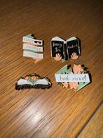 4 boeken lezen pins, Verzamelen, Speldjes, Pins en Buttons, Ophalen of Verzenden, Nieuw, Speldje of Pin