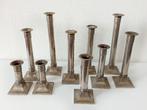 10 sierlijke kaarsenstandaards, Gebruikt, Overige kleuren, Ophalen of Verzenden, Metaal