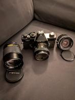 Cosina CSM analoge camera met 3 lenzen, Ophalen of Verzenden