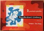Vintage provinciepuzzels Noord-Brabant & Limburg, Ophalen of Verzenden, Minder dan 500 stukjes, Zo goed als nieuw, Legpuzzel