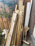 Gratis af te halen grenen rest stukken oude schutting, Doe-het-zelf en Verbouw, Hout en Planken, Gebruikt, Minder dan 25 mm, Grenen