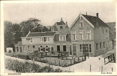 Huizen in Stellendam, Verzamelen, Ansichtkaarten | Nederland, Gelopen, Zuid-Holland, 1920 tot 1940, Ophalen of Verzenden
