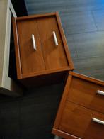 2 Kersenhouten Nachtkastjes - Gebruikt 15 euro, Huis en Inrichting, Ophalen