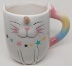 Eenhoorn kat regenboog beker, Overige typen, Ophalen of Verzenden, Zo goed als nieuw, Overige stijlen