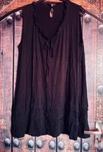Super leuke tuniek 46/48 met ruches en touwtjes nu 16,99€, Noidea, Zwart, Maat 46/48 (XL) of groter, Ophalen of Verzenden