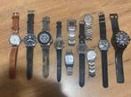Diverse horloges bekende merken, Sieraden, Tassen en Uiterlijk, Horloges | Heren, Overige merken, Staal, Polshorloge, Ophalen of Verzenden
