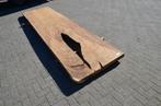 Boomstamtafel 400 cm suar -BT986- 4 meter boomstamtafel, Ophalen of Verzenden, Vijf personen of meer, Metaal, Rechthoekig