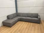 Mooie luxe grijze hoekbank - GEREINIGD!!!, Huis en Inrichting, Ophalen, Luxe, Hoekbank, 300 cm of meer