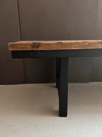 Houten bankje / bijzettafel, Huis en Inrichting, Minder dan 45 cm, Gebruikt, Ophalen of Verzenden, 75 cm of meer
