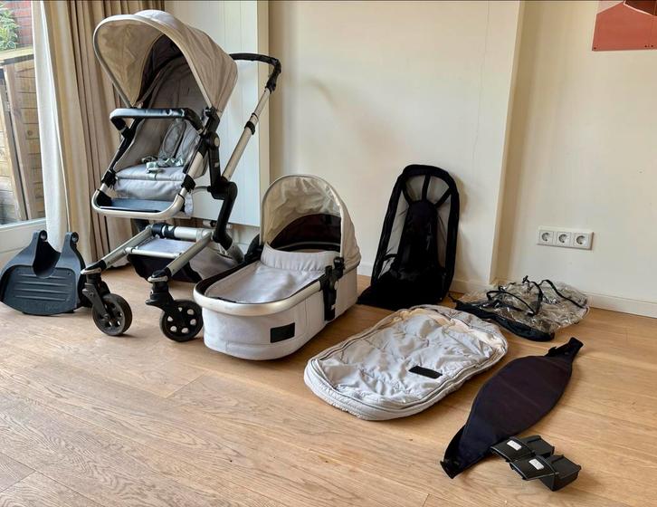 Joolz Day 1 Kinderwagen - licht grijs incl zomers mesh zitje, Kinderen en Baby's, Kinderwagens en Combinaties, Gebruikt, Kinderwagen