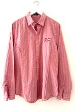 ICE ICEBERG rood wit overhemd large zgan design BCBC, Ophalen of Verzenden, Zo goed als nieuw, Halswijdte 41/42 (L), Roze