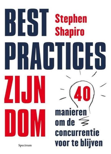 Best Practices zijn dom van Stephen Shapiro beschikbaar voor biedingen
