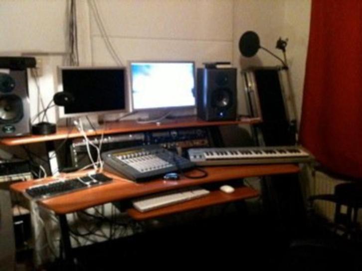 audio rack tafel / Studiodesk, Audio, Tv en Foto, Professionele Audio-, Tv- en Video-apparatuur, Gebruikt, Audio, Ophalen