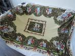 Brocante stoffen tafelkleed in prima staat, Huis en Inrichting, Tafelkleden, Ophalen of Verzenden, Zo goed als nieuw, Rechthoek