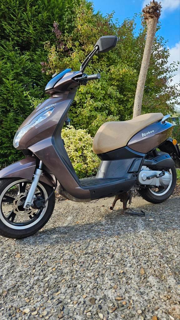 Snorscooter Peugeot Kisbee in topconditie, met afstandalarm, Fietsen en Brommers, Snorfietsen en Snorscooters, Peugeot, Benzine