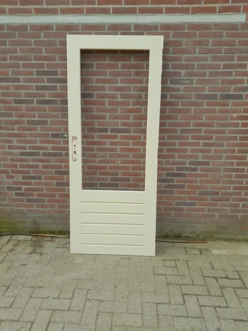 Hardhouten buitendeuren nieuw (nr114), Doe-het-zelf en Verbouw, Deuren en Horren, Nieuw, Buitendeur, 200 tot 215 cm, 80 tot 100 cm