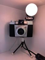 Agfa Cameralamp met Flitserlamp, Gebruikt, Ophalen of Verzenden, Glas, Mid-century, sixties, vintage, old-design, industrieel, retro