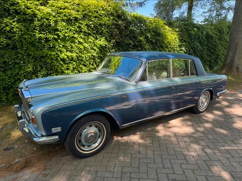 Rolls-Royce Silver Shadow 6.8 AUT 1973 blauwmetallic., Auto's, Rolls-Royce, Particulier, Silver Shadow, Benzine, Sedan, Automaat