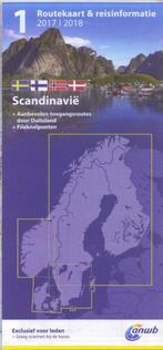 ANWB RouteKaart Denemarken + Zweden + Finland + Noorwegen, Boeken, Atlassen en Landkaarten, ANWB, Verzenden, 2000 tot heden, Nieuw