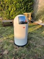 Wesco Pushboy Prullenbak Wit 50L, Ophalen, 50 tot 75 cm, 40 liter of meer, Zo goed als nieuw