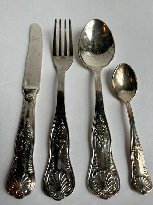 Vintage Bestek 51 delige compleet verzilverd, Antiek en Kunst, Antiek | Bestek, Ophalen of Verzenden
