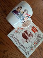 Porselein Koningshuis: Willem Alexander, Maxima en Beatrix, Ophalen of Verzenden, Gebruikt, Nederland, Overige typen