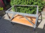 Gratis stalen frame werkbank, Doe-het-zelf en Verbouw, Werkbanken, Ophalen, Gebruikt