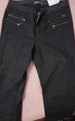 Zwarte  leren broek van Onlly met ritsdetails - Nieuw!, Kleding | Dames, Maat 38/40 (M), Only, Zwart, Nieuw