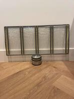 Glas-in-lood 59x27 cm, Doe-het-zelf en Verbouw, Gebruikt, Minder dan 80 cm, Overige typen, Ophalen of Verzenden