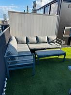 Bari Aluminium Tuinset 3-delig - Donker Grijs, Tuin en Terras, Tuinsets en Loungesets, Stoel, Tuinset, Ophalen, 2 zitplaatsen