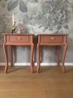 Queen Ann Nachtkastjes - Terracotta & Goud, Ophalen, Minder dan 45 cm, 55 tot 70 cm, Zo goed als nieuw