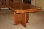 houten tafel met webbing in de poot, Ophalen