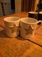 2 Bastion Collections Mokken met Ster, Huis en Inrichting, Keuken | Servies, Ophalen, Gebruikt, Keramiek, Overige stijlen