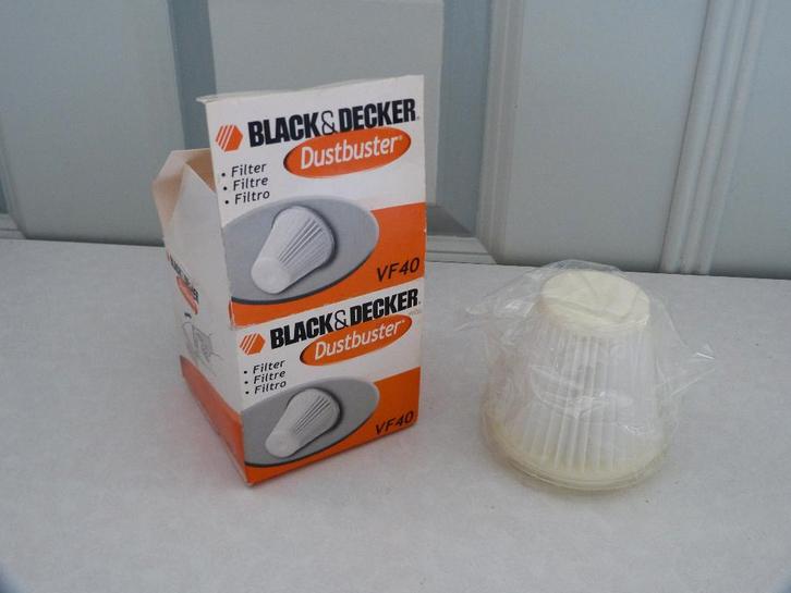 Black & Decker Kruimeldief Filter VF40 - V4805 V4806 V4807, Witgoed en Apparatuur, Stofzuigers, Nieuw, Kruimeldief, Stofzak, Ophalen