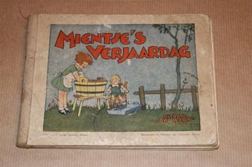 Vintage Prentenboekje Mientje\'s Verjaardag [ca. 1930] beschikbaar voor biedingen