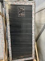 Kunststof buitendeur 98 x 200 antraciet RAL 7016 houtnerf, Niet ingevuld, 80 tot 100 cm, Niet ingevuld, Nieuw