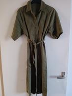 Groen gestreepte jurk, Mango, maat S, Mango, Ophalen of Verzenden, Zo goed als nieuw, Maat 36 (S)