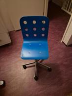 bureaustoel, Ophalen, Gebruikt, Blauw, Bureaustoel
