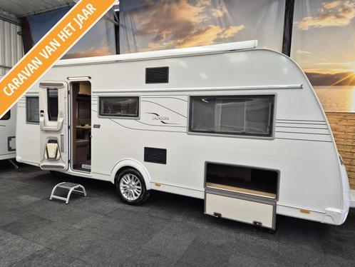 Tabbert Cazadora 550 E, Caravans en Kamperen, Caravans, Bedrijf, 1250 - 1500 kg, Rondzit, Tabbert, 2 aparte bedden, 6 tot 7 meter