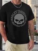 Harley Davidson Skull T shirts katoen Aanbieding 29,95, Motoren, Nieuw met kaartje, Jas | textiel