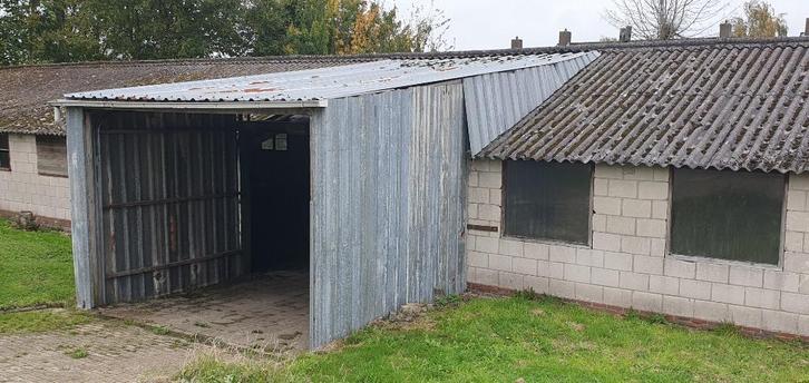 dakplaten, Doe-het-zelf en Verbouw, Dakpannen en Dakbedekking, Gebruikt, Dakplaat of Dakpanplaat, Metaal, Grijs, 15 m² of meer