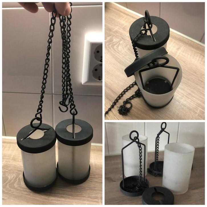 Hanglampjes chinese lantaarns waxinelichtje, Huis en Inrichting, Woonaccessoires | Kandelaars en Kaarsen, Zo goed als nieuw, 25 tot 50 cm