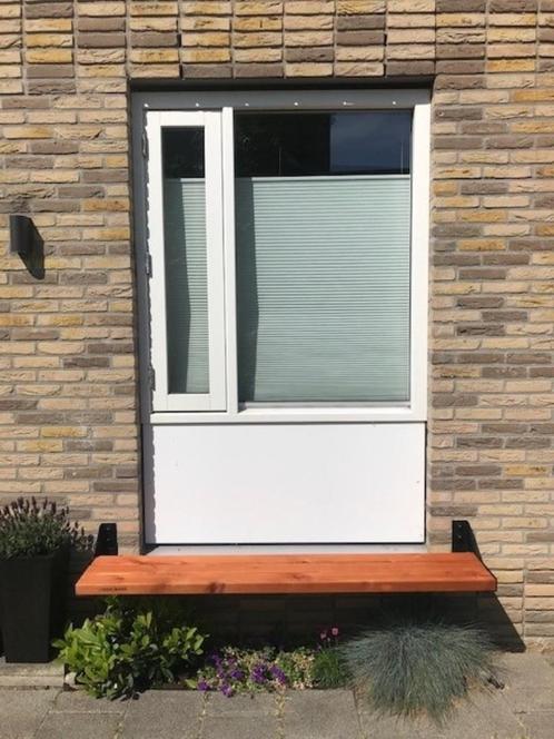 Gevelbank – Opklapbaar – Stadsbank - Kleur Zwart (9005) -, Tuin en Terras, Tuinbanken, Nieuw, Hout, Ophalen