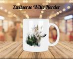 Zwitserse Witte Herder profiel mok, Ophalen of Verzenden, Nieuw, Overige stijlen, Kop(pen) en/of Schotel(s)